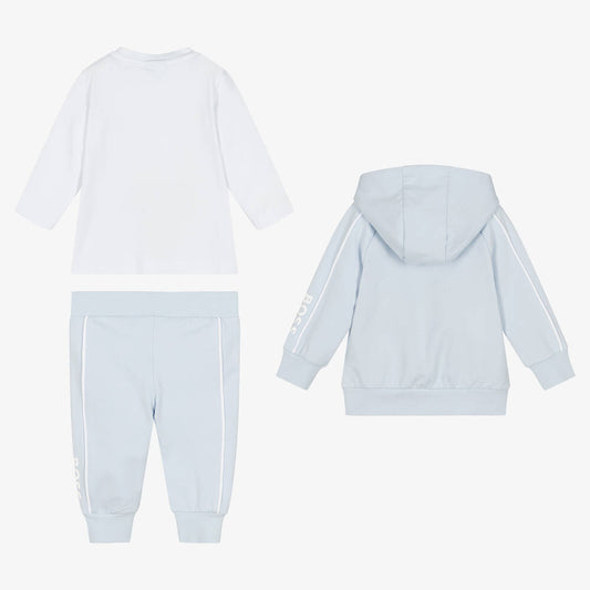 Blue tracksuit set for boys