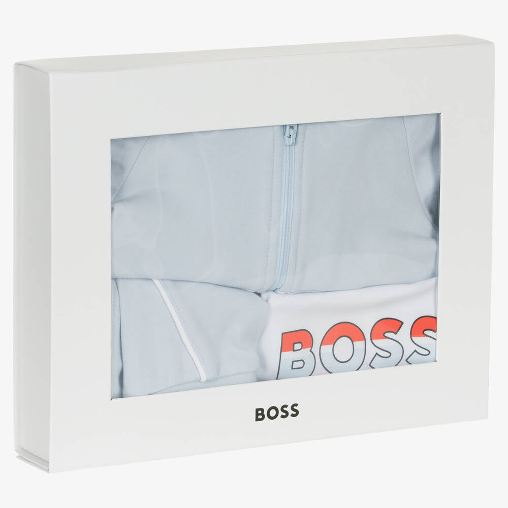 Blue tracksuit set for boys