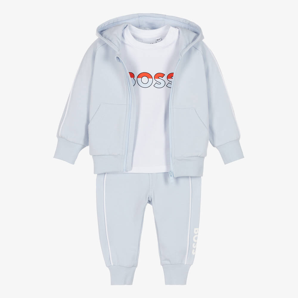 Blue tracksuit set for boys