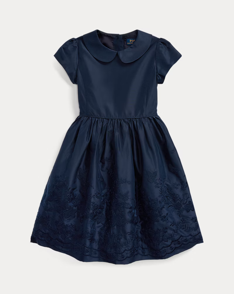 Embroidered Silk Dress